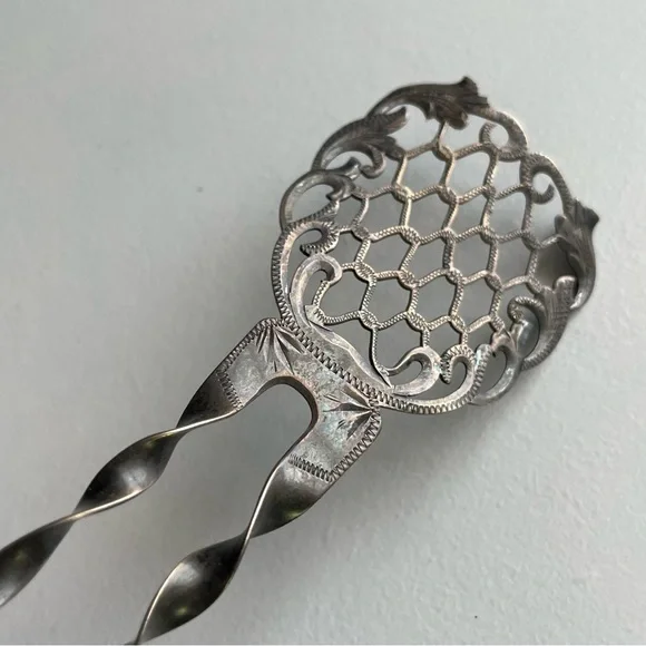 Sterling silver 1900’s Hair Comb Peinetta Accessory - Picture 10 of 16